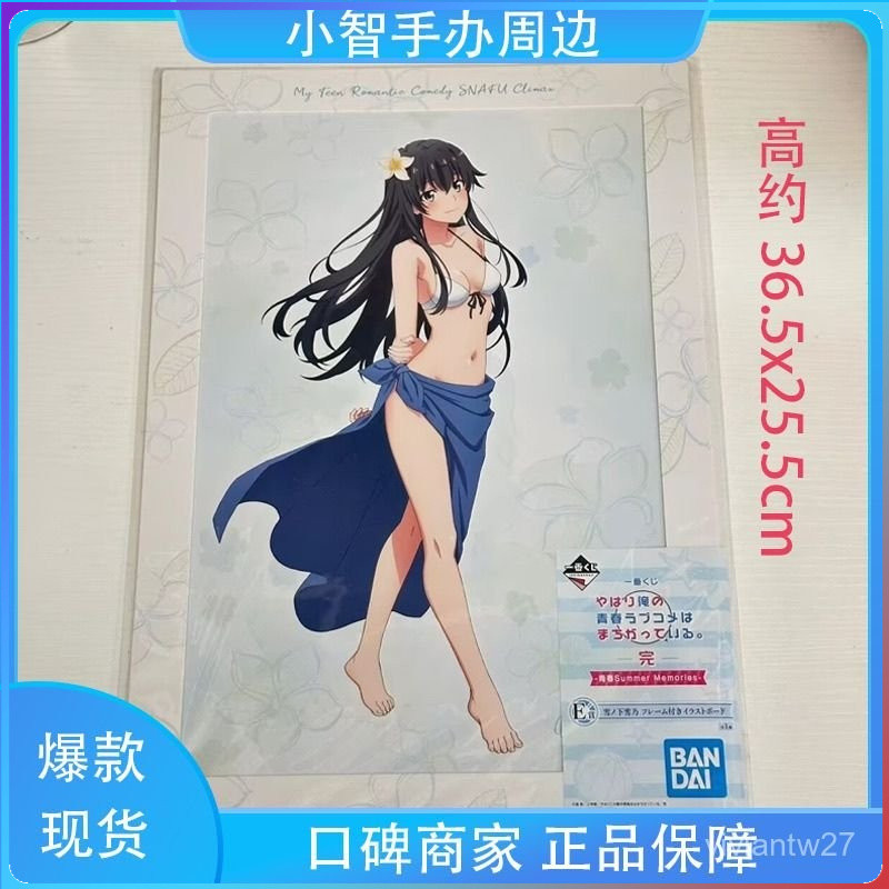 【臺灣好物✨】日版 我的青春戀愛物語果然有問題 雪之下雪乃 色闆 36.5x25.5cm