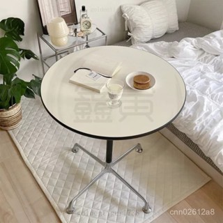 【XH】/簡約ins中古圓桌 咖啡桌 伊姆斯餐桌 小茶几 洽談桌 辦公桌 邊桌 桌子 UCQI