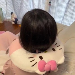 🌸臺灣48h現🌸【30天熱銷1544件】helloKitty貓u型枕少女心飛機旅行護枕助眠睡枕毛絨玩具凱蒂貓【蛋殼好物】