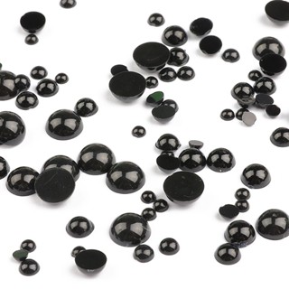 【工廠貨】黑色圓形眼睛 亞克力玩具娃娃眼睛 手工玩偶 毛絨娃娃眼睛配件 DIY手工批發