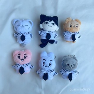 🌟精選優品🌟【4.19】娃娃衣服10cm可愛卡通水手服套裝棉花娃娃海星體玩偶換裝毛絨掛件
