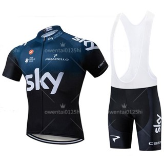 2019夏sky長短袖公路車騎行服套裝男山地自行車環法車隊服透氣女