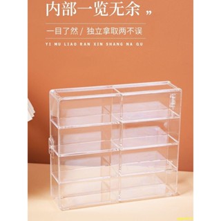 MINI GT小汽車收納盒展示架風火輪Hot Wheels閤金模型1:64兒童玩具車擺件透明整理盒4/22
