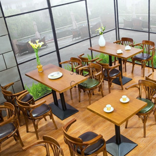 J24 Casa |清吧桌椅烘焙館音樂酒吧西餐咖啡廳複古實木休閒網紅餐飲組閤定製