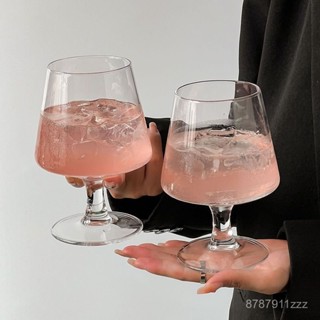 📣24H限時爆品促銷📣【一週內3000+人拚單】蘇打水氣泡杯 ins網紅餐廳玻璃酒杯矮腳白蘭地杯冰咖啡杯飲料杯子 3HP