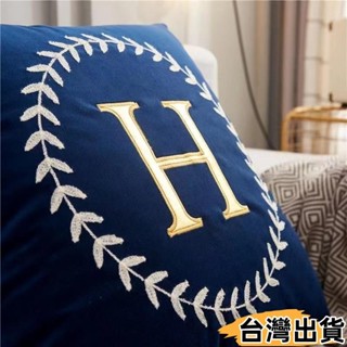 臺灣熱賣⚡雙面絨 刺綉 沙發靠墊 床頭靠墊 靠枕 汽車腰靠 辦公室護腰 午睡枕 枕頭 枕套 抱枕套 靠墊 午睡63