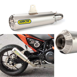 6.4熱銷大促✨摩托車改裝排氣管 ZX6R黃龍600 DUKE390 Ninja400 箭牌圓形管51mm