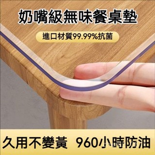 ✨限時5折起✨ 透明 PVC 桌墊 加厚 桌布 軟玻璃 防水 防油 免洗 防燙 餐桌墊 茶幾墊 長方形 正方形 圓形