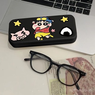 💖精緻眼鏡盒 眼鏡收納盒 眼鏡保護盒 硬殼眼鏡盒 小豬蠟筆小新眼鏡盒便攜防壓隨身近視鏡眼睛盒子墨鏡學生收納