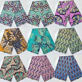 New Ankara African glitter wax Grand super wax非洲閃光蠟染布
