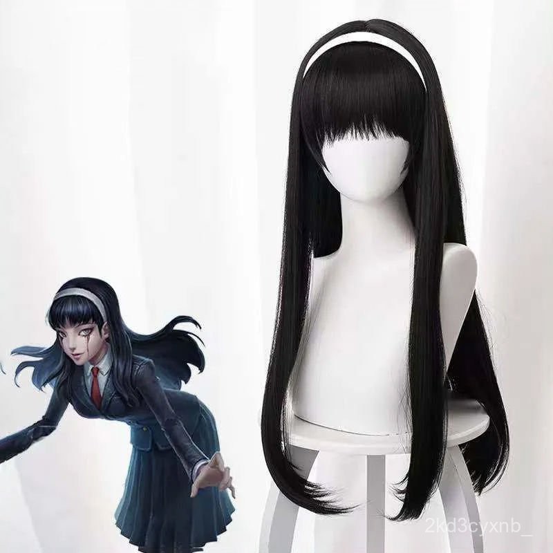 🔥新店限時低價🔥第五人格 夢之女巫 伊藤潤二 70cm 川上富江 cos假髮無髮箍