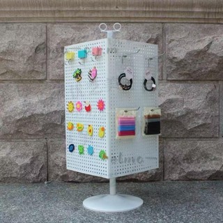 熱銷商品展示架 旋轉飾品展示架掛鉤貨架洞洞板架 鐵藝金屬架 旋轉飾品展示架掛鉤貨架洞洞板架