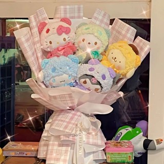 送禮首選🎀🎗兒童節禮物畢業花束生日禮物玩偶花束史迪奇庫洛米花束 送朋友 女友 禮品閨蜜 三麗鷗玉桂狗花束庫洛米周邊