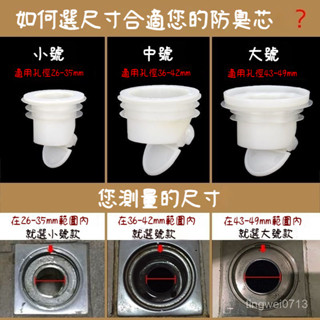 🔥臺灣發貨🔥通用地漏下水管防臭地漏芯地漏防臭器排水管下水道防臭密封圈