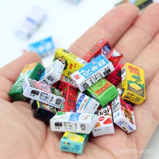 🔥臺灣出貨🔥Dollhouse1:12娃娃屋模擬盒裝牛奶果汁飲料bjd零食微縮食玩拍攝道 【大番薯の模玩】
