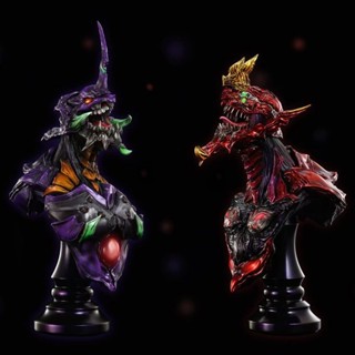 🔥臺灣熱賣🔥EVA獸化初號機二號機胸像3D列印動漫周邊白模潮玩擺件模型
