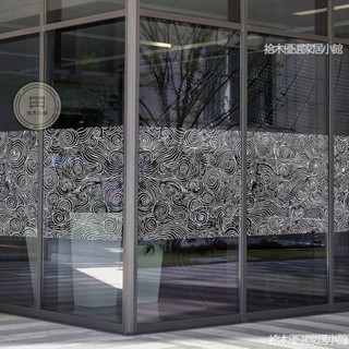 🔥桃園出貨 電梯貼紙店家貼紙 商鋪玻璃貼 玻璃貼 辦公室隔斷抽象紋理防撞貼畫咖啡店餐廳包房屏風玻璃靜電無膠貼膜