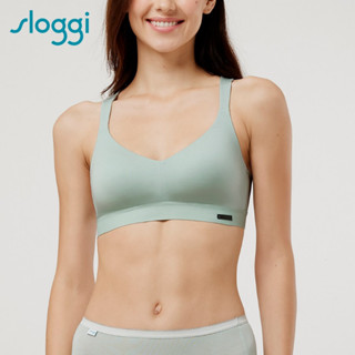 sloggi BASIC SPORTY日常律動運動後背交叉款內衣 四葉草綠｜11-1809 Z1