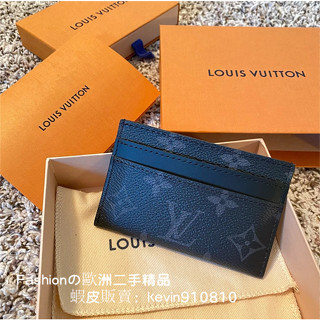Lν 路易尉登M62170 PORTE CARTES DOUBLE卡片夾 老花 信用卡夾