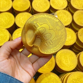 超溼軟慢回彈位元幣捏捏樂玩具模型油潤手感吸手指印指紋整蠱禮物
