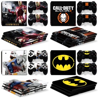 🎮🎮QE電玩🎮PS4Pro遊戲機貼紙 彩貼彩膜 STICKER 鋼鐵俠 保護貼 機身貼 痛機貼 無痕 防颳 不留膠