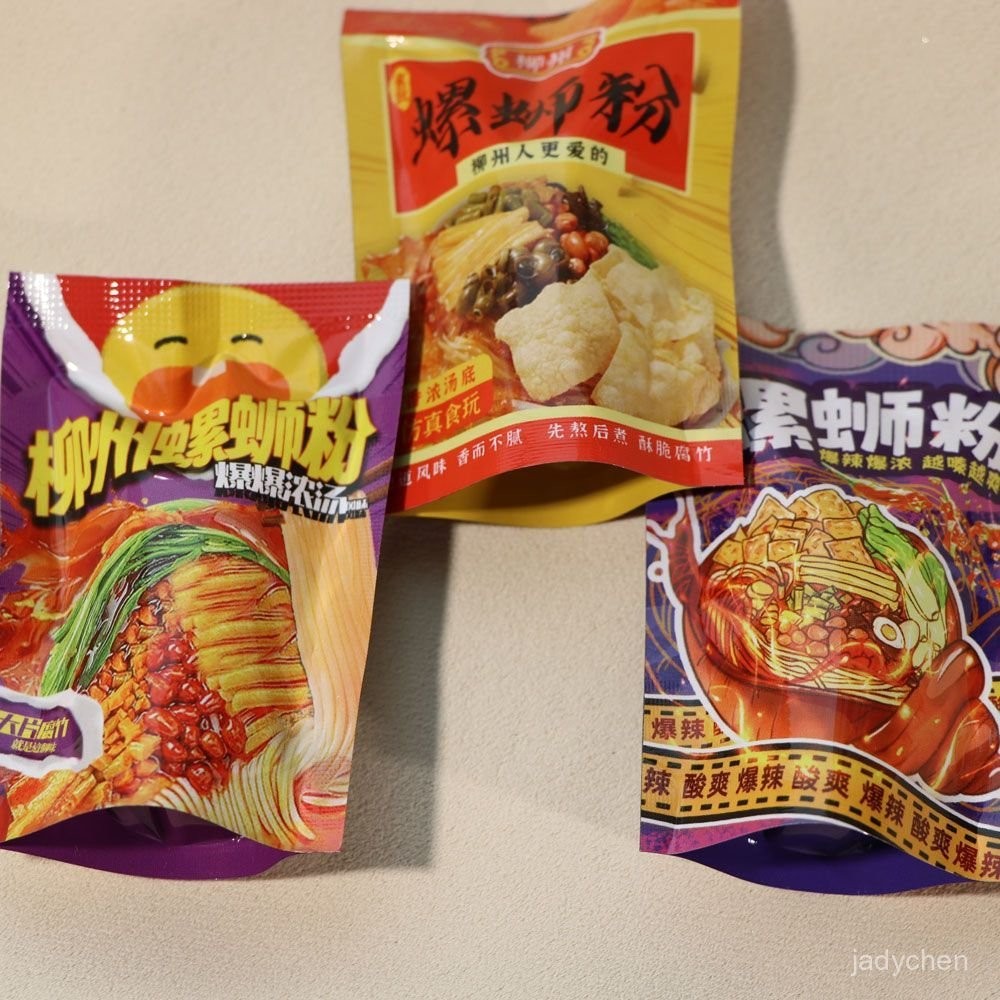免運🚚有貨🚚 仿真螺螄粉冰箱貼微縮食玩廣西特産禮物個性創意冰箱掛飾可愛磁貼