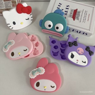【桃園出貨】三麗鷗美樂蒂人魚漢頓hellokitty製冰格模具庫洛米食矽膠冰盒