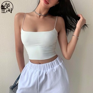臺灣出貨》多色入 美式性感緊身雙層細皮筋吊帶背心 平口背心短版露臍外穿抹胸上衣 一字領上衣小可愛露臍上衣內搭打底 修身顯