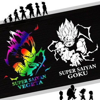 熱🔥賣【下殺價】七龍珠超級賽亞人孫悟空車貼汽車創意動漫貼紙貝吉塔劃痕貼玻璃貼 Z4FU