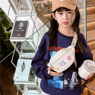 🎒精緻童包🎒卡通可愛兒童包包五角星糖果色男女童包胸包2024春季出遊寶寶挎包