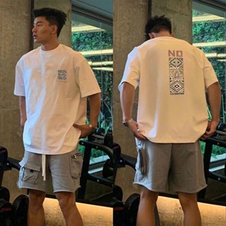 syun 短袖 t恤 短袖t恤男 男生短袖 男t恤上衣 男士夏季純棉美式潮牌高街痞帥嘻哈oversize半袖上衣服