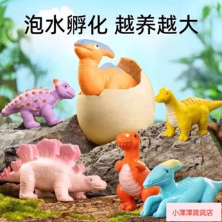 臺灣發貨 膨脹恐龍公仔 恐龍蛋孵化泡水 網紅同款泡水兒童玩具 大號泡水長大變大膨脹霸王龍模型 WQV3