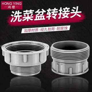 【臺灣發貨】廚房水槽下水器配件 不鏽鋼菜盆洗碗池排水管 防溢水 轉換接頭連接管/可打統編