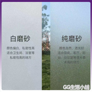 壁貼 自黏墻貼 墻貼 窗貼🏠免膠磨砂玻璃貼膜辦公室窗戶衛生間浴室磨砂貼紙玻璃貼透光不透明