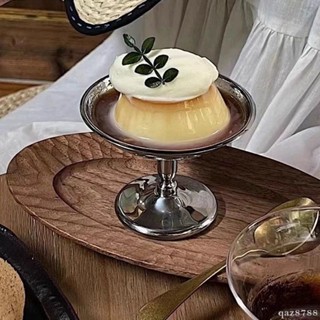 冰淇淋碗 冰淇淋杯 蛋糕杯 杯子蛋糕杯 【2098人收藏】INS博主同款日本304不銹鋼復古高腳甜品布丁杯冰淇淋奶凍碗商