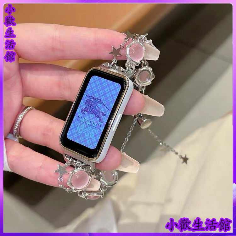 『臺灣發貨』🛒適用華為榮耀手環10帶9/8/7手鏈6/6pro高級感NFC小衆ins貓眼
