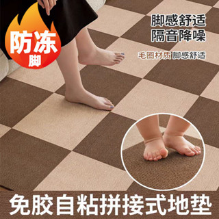 巧拼地墊 拼接地墊 寶寶地墊 加厚地墊 防滑地墊 防摔地墊 爬行墊 防凍腳保溫加厚保暖拼接方塊地墊全鋪自粘客廳整鋪