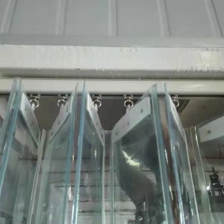 【客製化|加厚不加價】滑動折疊推拉式軟門簾全連接移動空調隔熱擋風透明PVC保暖隔斷簾折疊門簾