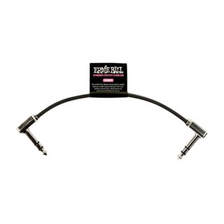 Ernie Ball 立體聲短導線 Flat Ribbon Stereo Patch Cable【黃石樂器】