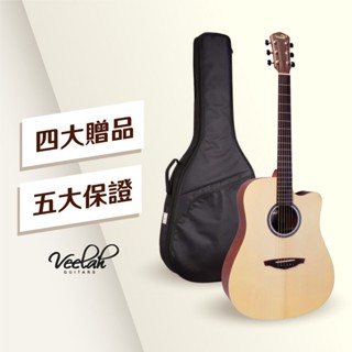 Veelah V1 DC 民謠吉他 41吋 缺角 雲杉單板【黃石樂器】