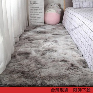 【廠家直銷】北歐ins風家用扎染純色地毯 客廳臥室少女簡約茶几床邊毯 房間滿鋪可愛毛毯地墊 多色可選
