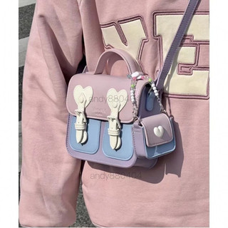 【精選好物】新款包包可愛奶油少女劍橋包斜挎ins風小方包高級感單肩包甜
