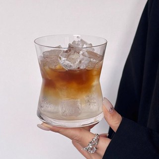 心頭好愛意小眾ins複古美式咖啡杯耐熱玻璃水杯果汁飲品氣泡玻璃杯茶杯