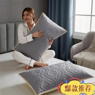 限時優惠 【防水枕套】水洗棉鋪棉防水枕套 單隻 48*74cm 信封式枕套 加棉防水枕頭套 防頭油 防口水 防菌抗蟎枕