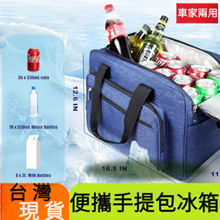車用冰箱 25L冷藏箱 冷熱兩用 半導體車載冰箱 汽車冰箱 便攜手提包冰箱 冷暖行動冰箱 露營冰箱 製冷包 小型冰櫃