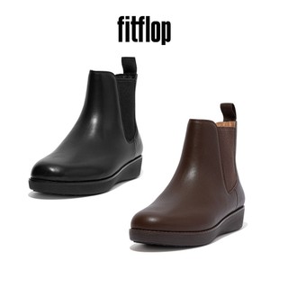 【FitFlop】SUMI LEATHER CHELSEA BOOTS簡約皮革踝靴-女(兩色)