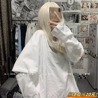 糖大人大促2020秋季新款長袖女學生ins百搭上衣韓版寬鬆可拆卸袖子純色t恤潮 VK3