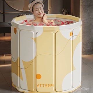 ★臺北發貨★正品免安裝可折疊泡澡桶耐用成人浴桶全身加厚款大人家用成人浴桶 DBS7