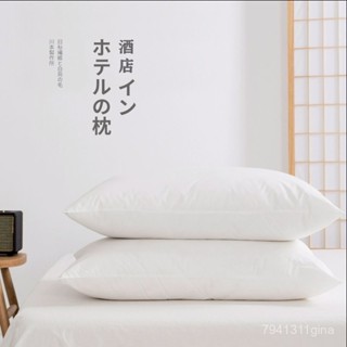 迷你展覽館🖼️日式高迴彈枕頭成人家用蓬鬆枕芯助睡眠單人枕頭一對裝