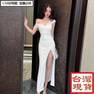 UUMI好物館❤闆娘力薦❤洋裝禮服 登記小洋裝SL 小禮服一字肩 伴娘服夜店洋裝 長裙 小禮服 輕薄婚紗 深V婚禮生日
